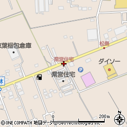 県営住宅周辺の地図