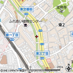渋谷川周辺の地図