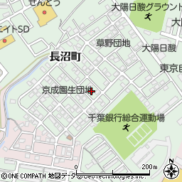 千葉県千葉市稲毛区長沼町293-53周辺の地図