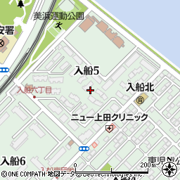 千葉県浦安市入船5丁目周辺の地図