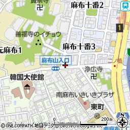 東京都港区麻布十番3丁目10-10周辺の地図