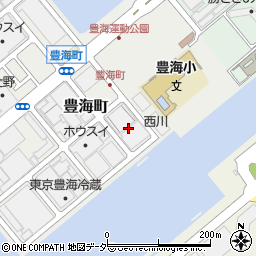 東京都中央区豊海町4周辺の地図