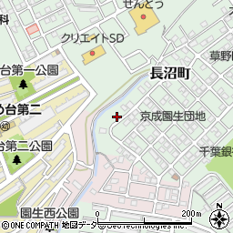 千葉県千葉市稲毛区長沼町293-224周辺の地図