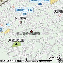 東京都八王子市散田町3丁目周辺の地図
