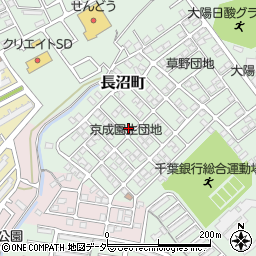 千葉県千葉市稲毛区長沼町293周辺の地図