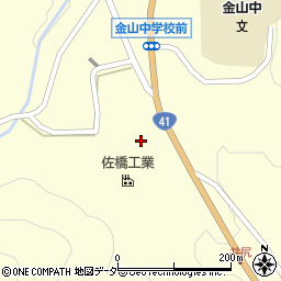 岐阜県下呂市金山町金山2969-1周辺の地図