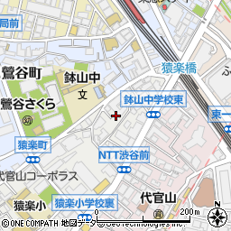 東京都渋谷区猿楽町5周辺の地図