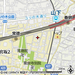 東京都世田谷区宮坂2丁目7周辺の地図