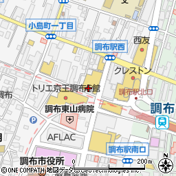 クオール薬局 調布駅前店周辺の地図