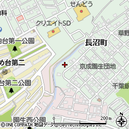 千葉県千葉市稲毛区長沼町293-150周辺の地図