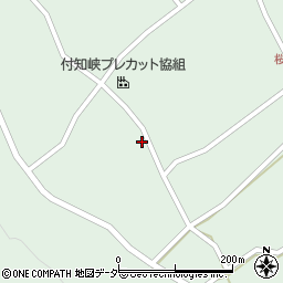 岐阜県中津川市付知町菓子上周辺の地図
