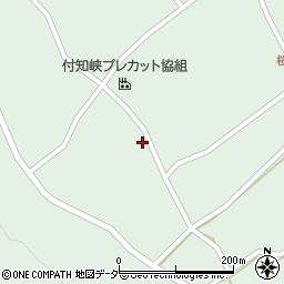 岐阜県中津川市付知町（菓子上）周辺の地図