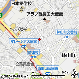 東京都渋谷区南平台町19周辺の地図
