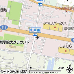 やよい軒甲府和戸店周辺の地図