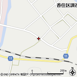 兵庫県美方郡香美町香住区訓谷402周辺の地図