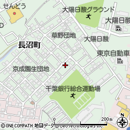 千葉県千葉市稲毛区長沼町293-27周辺の地図