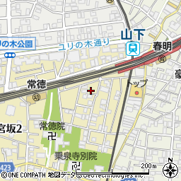東京都世田谷区宮坂2丁目7-14周辺の地図
