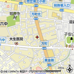 東京都八王子市万町99周辺の地図