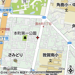 リパーク敦賀清水町１丁目駐車場周辺の地図