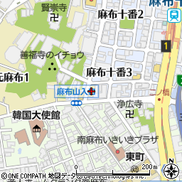東京都港区麻布十番3丁目10-13周辺の地図