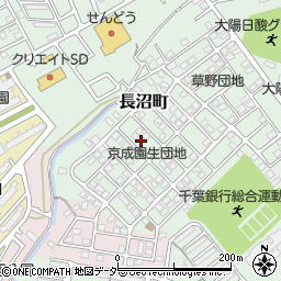 千葉県千葉市稲毛区長沼町293-114周辺の地図