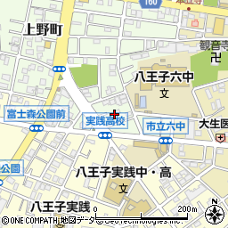 東京都八王子市上野町100周辺の地図