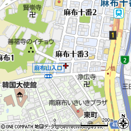 東京都港区麻布十番3丁目10-2周辺の地図