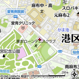 東京ローンテニスクラブ（一般財団法人）周辺の地図