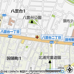 東京スバル調布店周辺の地図