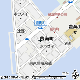 東京都中央区豊海町11周辺の地図