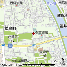 福井県敦賀市松島町7-29周辺の地図
