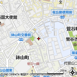 東京都渋谷区鉢山町4周辺の地図