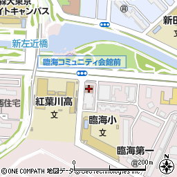 臨海町コミュニティ会館周辺の地図