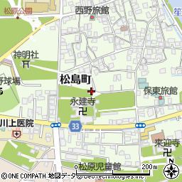 福井県敦賀市松島町21-8周辺の地図