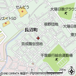 千葉県千葉市稲毛区長沼町293-95周辺の地図