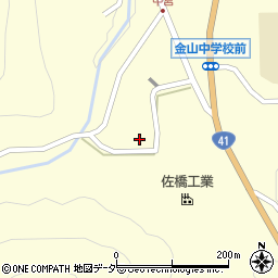 岐阜県下呂市金山町金山2724-4周辺の地図