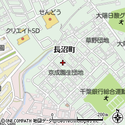 千葉県千葉市稲毛区長沼町293-108周辺の地図