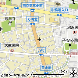 東京都八王子市万町37周辺の地図