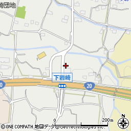 山梨県甲州市勝沼町下岩崎2182周辺の地図