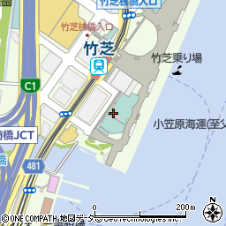 レインボーブリッジビューダイニング&シャンパンバー マンハッタン ホテルインターコンチネンタル東京ベイ周辺の地図