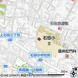 石田児童館周辺の地図