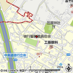 徳行警察職員宿舎周辺の地図