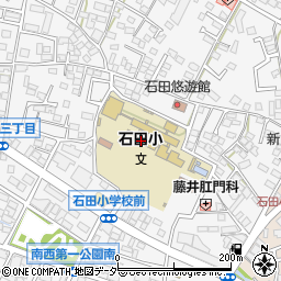 甲府市役所子ども未来部　中央部・幼児教育センター周辺の地図