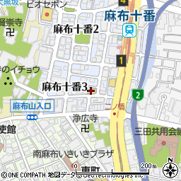 川上庵麻布十番店周辺の地図