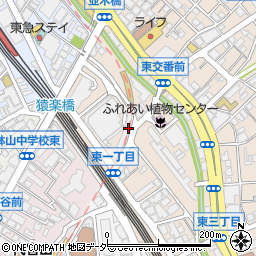 マスタードホテル渋谷周辺の地図