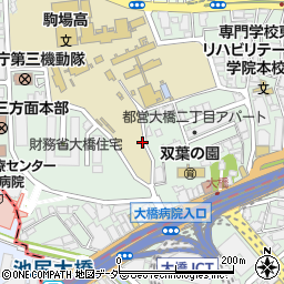 東京都目黒区大橋周辺の地図