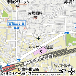 東京都世田谷区宮坂3丁目2-22周辺の地図