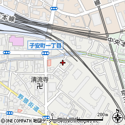 川眞田邸_子安町akippa駐車場周辺の地図