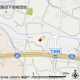 山梨県甲州市勝沼町下岩崎2171周辺の地図