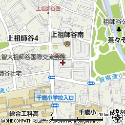 成城通りパークウエスト１号棟周辺の地図